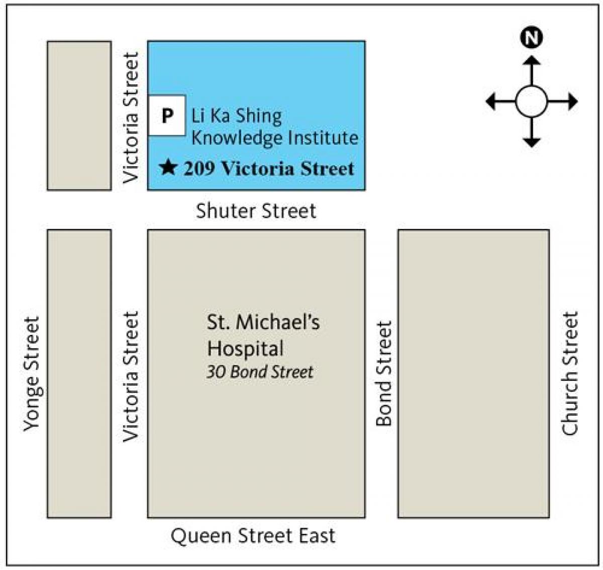 Zemljevid Li Ka Shing Znanja Inštitut Torontu