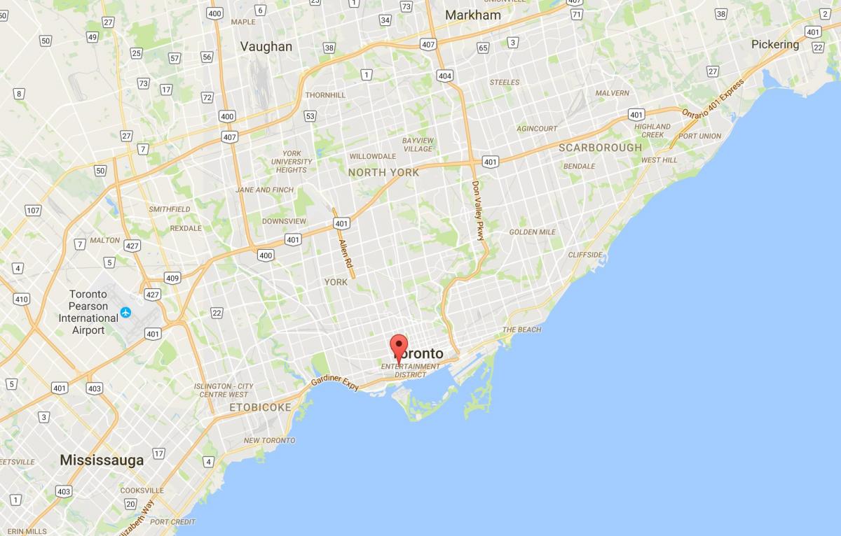 Zemljevid Moda Daljinsko daljinsko Torontu