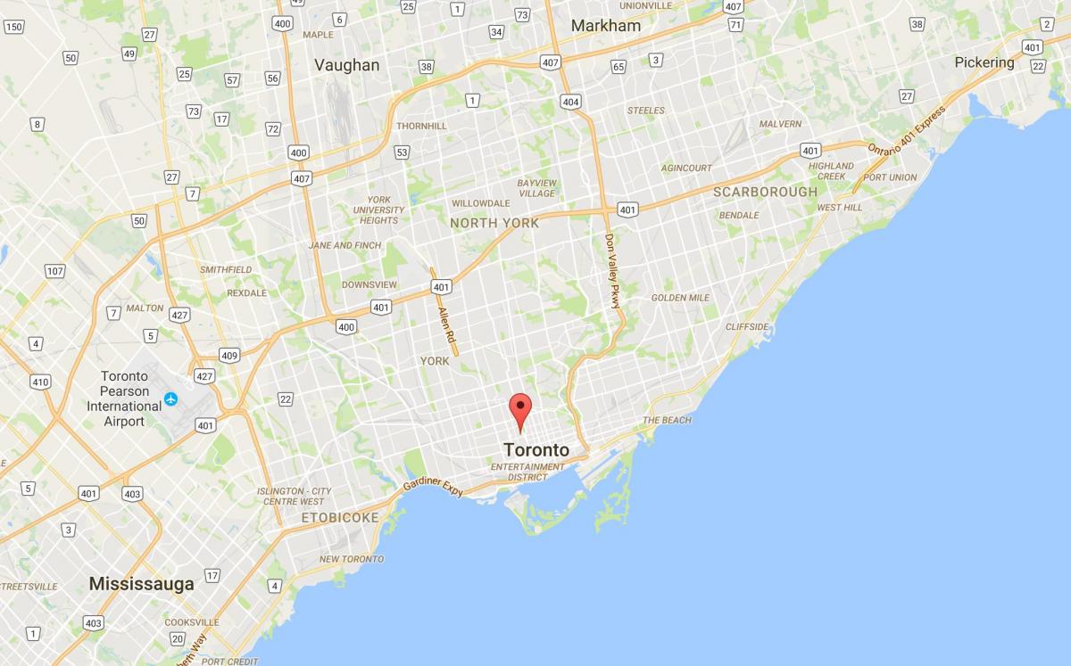Zemljevid Odkritje Daljinsko daljinsko Torontu