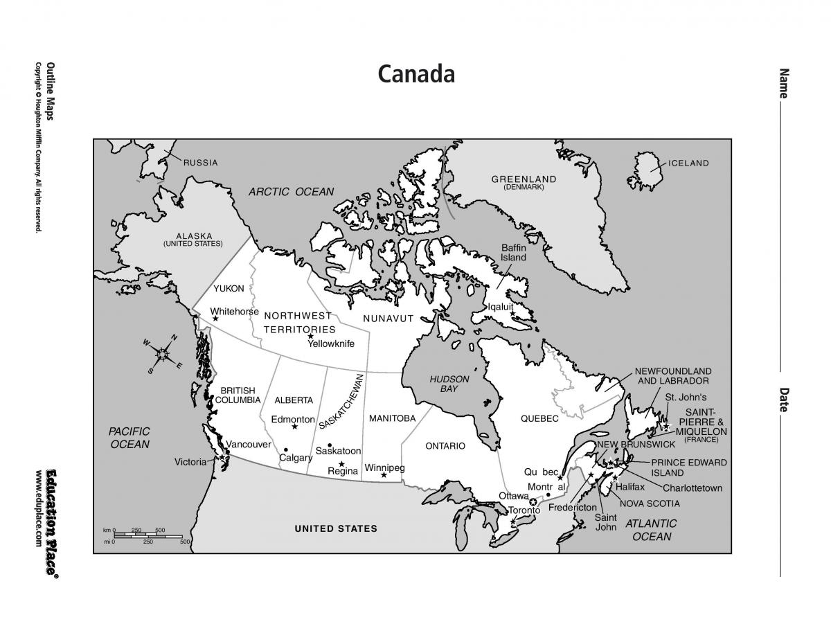 Zemljevid Torontu v kanadi