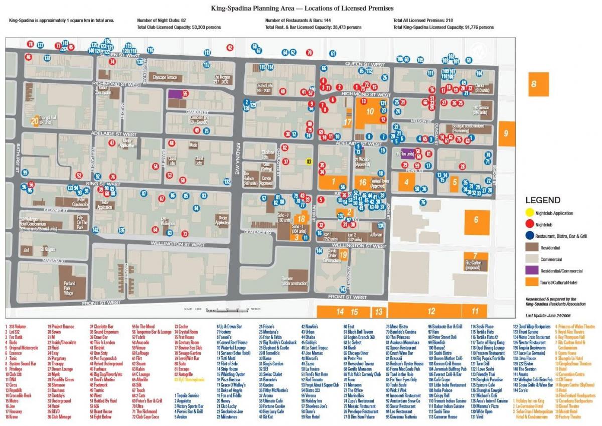 Zemljevid Zabavo Daljinsko Torontu informacije