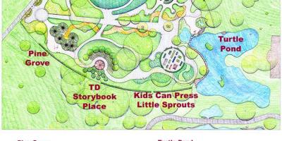 Zemljevid Franklin Otroško Vrt