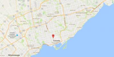 Zemljevid Harbord Vasi okrožno Torontu