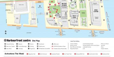 Zemljevid Harbourfront center, parkirišče