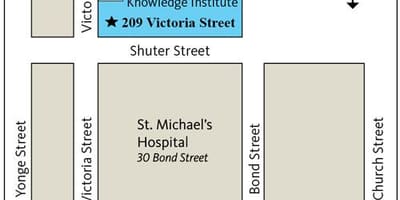 Zemljevid Li Ka Shing Znanja Inštitut Torontu