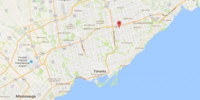 Zemljevid Maryvale okrožno Torontu