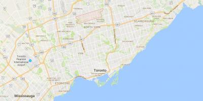 Zemljevid Newtonbrook okrožno Torontu