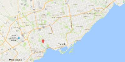 Zemljevid Star Mlin okrožno Torontu