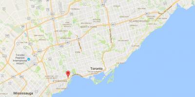 Zemljevid Stonegate-Queensway okrožno Torontu