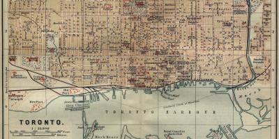 Zemljevid Torontu 1894