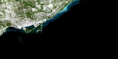 Zemljevid Torontu, satelitska tv