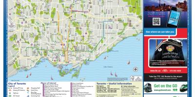 Zemljevid turizma v Torontu
