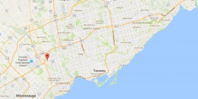 Zemljevid Willowridge okrožno Torontu