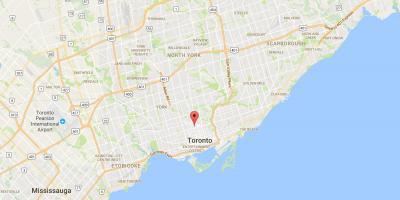 Zemljevid Yorkville okrožno Torontu