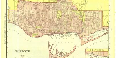 Zemljevid zgodovinski Torontu